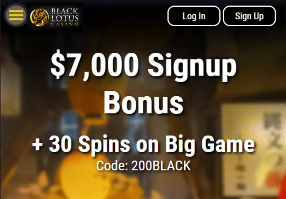 play your game at black lotus casino